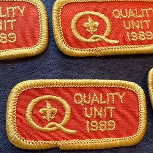 Quality Unit 1989 Patches Set of 24